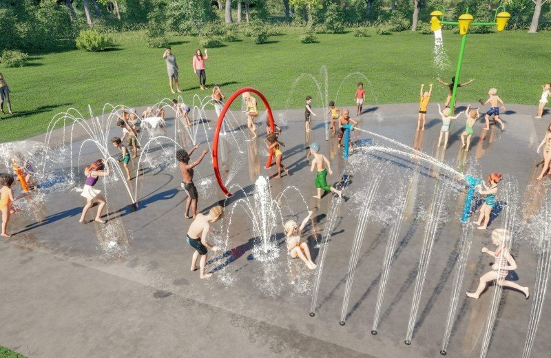 Playzone: speeltuin en water spraypark